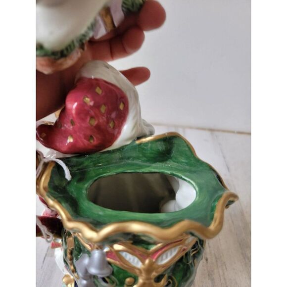 Fitz Floyd classics Florentine AS IS Santa Claus teapot collectible Xmas - Picture 11 of 15